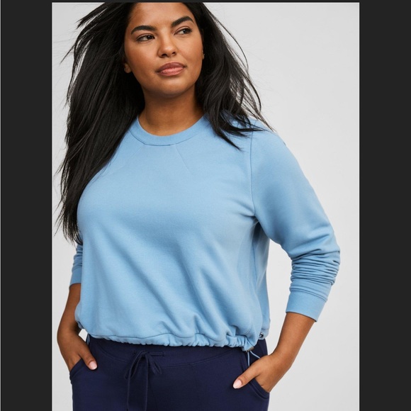 torrid Tops - NWT! Torrid Supersoft Fleece Bungee Sweatshirt. 1X